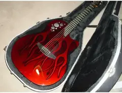 Ovation Elite USA Red Flame Nikki Sixx