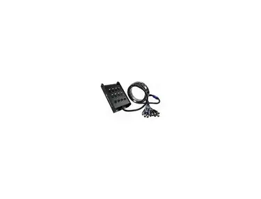 12 Channel 25 Foot XLR Snake Cable 4 Returns