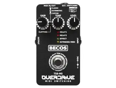 MIDI Enabled Analog Overdrive / Amp Channel Switcher Pedal