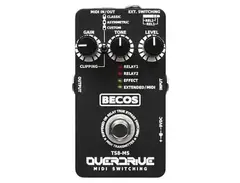 MIDI Enabled Analog Overdrive / Amp Channel Switcher Pedal