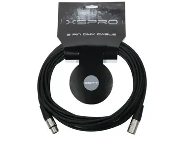 XSPRO XSPDMX3P25 3 Pin DMX DJ Light Cable 25'