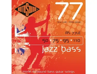 Rotosound RS77LE Monel Flatwound Bass Strings (50-110)