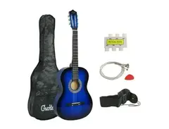 Zeny Acoustic Guitar Set Blue main image