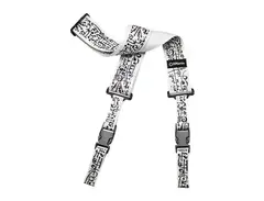 DiMarzio Steve Vai ClipLock Strap (White Art)