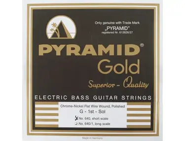 Pyramid Gold Flatwound Strings