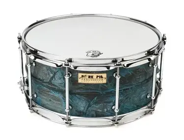 Pork Pie Brass Patina Snare Drum 6.5x14