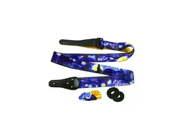 Van Gogh"Starry Night" Guitar Strap