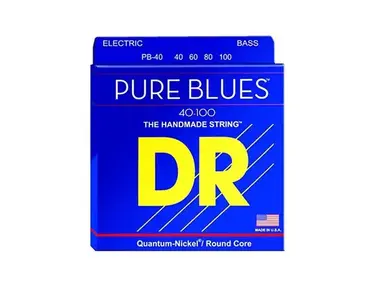 DR Strings Mr Drubbel DR Pure Blues Bass Strings, Lite gauge 40-100