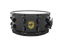 SJC Custom Drums Josh Dun"Crowd" Snare Drum - 6.5" x 14" Yellow Badge