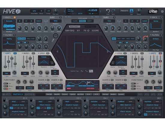u-he Hive 2 - ranked #172 in Synth Plugins | Equipboard