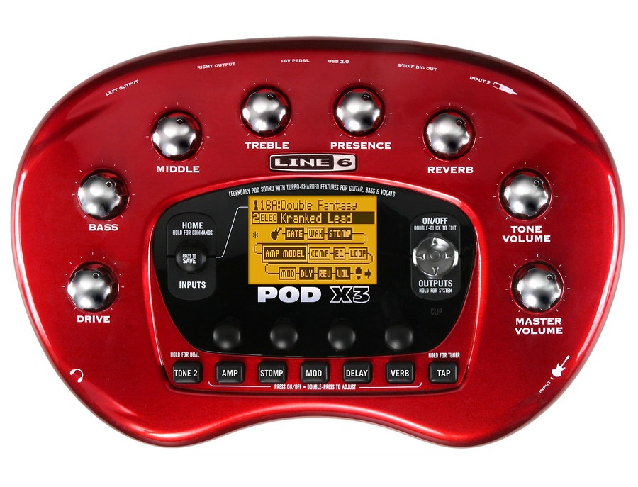 Line 6 Pod X3 - ranked #113 in Multi Effects Pedals | Equipboard