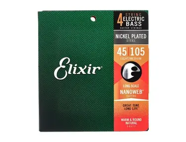 Elixir Nanoweb Bass Long Scale Light .045