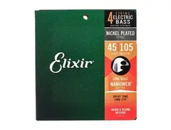 Elixir Nanoweb Bass Long Scale Light .045
