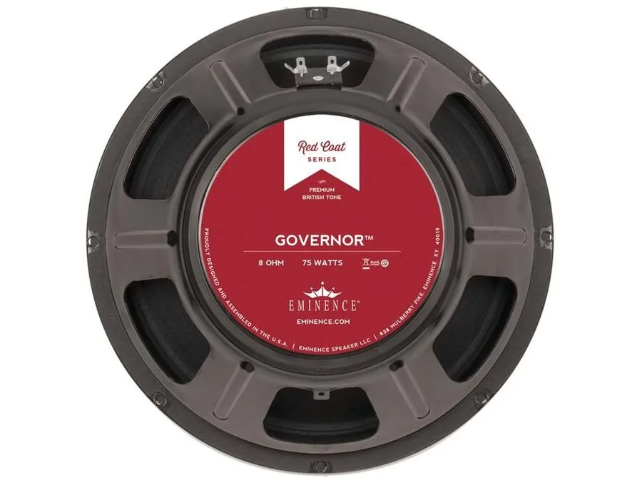 Eminence Red Coat Governor 12 inches guitar speaker | Equipboard Eminence Red Coat Governor 12 inches guitar speaker | Equipboard