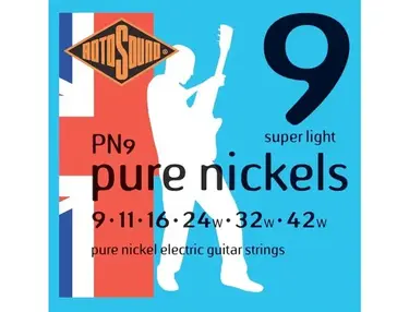 Rotosound PN9 Pure Nickels Nickelwound Guitar Strings (11-48)