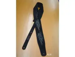 Antitodo B-35 Black suede strap with tribal print main image