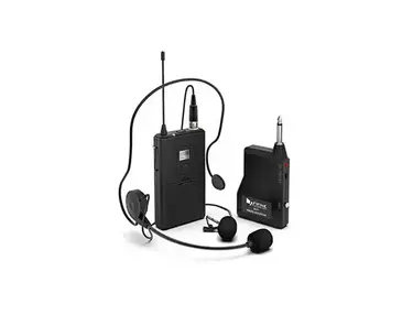 Fifine 20-Channel UHF Wireless Lavalier Lapel Microphone System