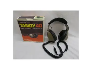 Vintage Tandy 40 Hi-fi Headphones