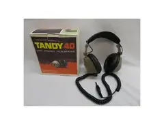 Vintage Tandy 40 Hi-fi Headphones main image