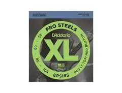 D'Addario EPS165 ProSteels Bass, Custom Light, 45-105, Long Scale