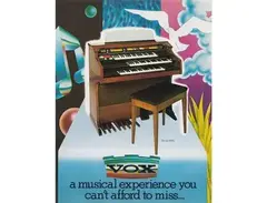 Vox 8480 Home Organ main image