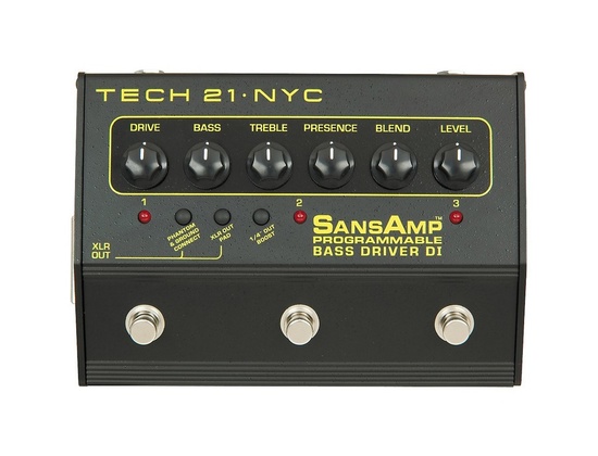 Tech 21 SansAmp 3-Channel Programmable Bass Driver DI - ranked #21