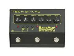 Tech 21 SansAmp Programmable Bass Driver Direct Input - What Tech 21 SansAmp Programmable Bass Driver Direct Input - What
