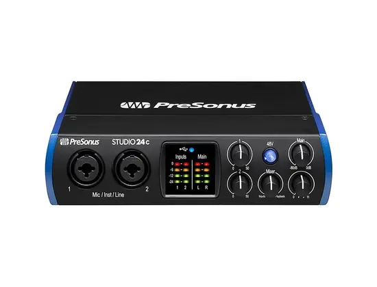 PreSonus Studio 24c USB-C Audio Interface