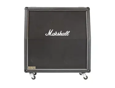 Marshall 4x12 cab with 65 watt celestion creambacks.
