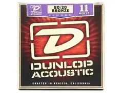 Dunlop 80/20 Bronze Acoustic Guitar Strings 11-52 Medium/Light