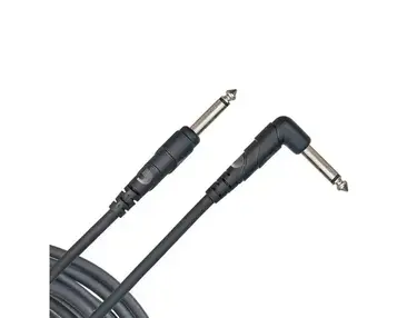 D'Addario Classic Series Instrument Cable, Right Angle Plug