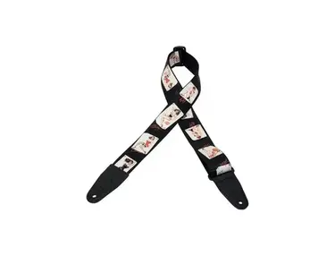 Levy's 2" Polyester Sonic Art Guitar/Bass Strap Pin Up Girls