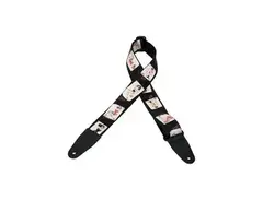 Levy's 2" Polyester Sonic Art Guitar/Bass Strap Pin Up Girls