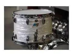 Ludwig White Marine Pearl 14"x10" Marching Snare Drum