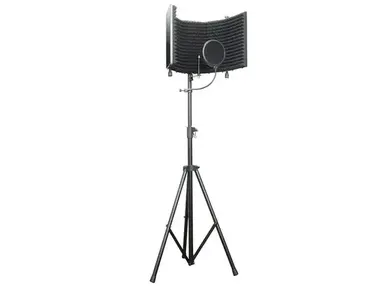 AxcessAbles SF-101KIT Recording Studio Microphone Isolation Shield With Stand