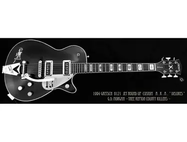 custom Gretsch 6121 Jet Round up named Delores