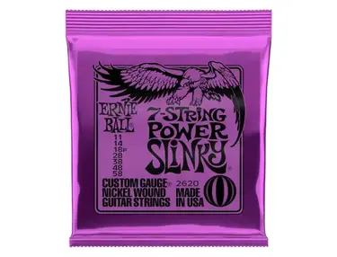 Ernie Ball Power Slinky 7-String Guitar Strings (11-58)