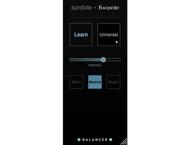 Focusrite X Sonible Balancer