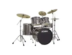 TAMA Imperialstar 4-Piece Drum Kit Platinum Grey Finish main image
