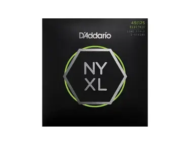 D'Addario NYXL Nickel Wound Light Top/Medium Bottom 5-String Bass Strings (45-125)