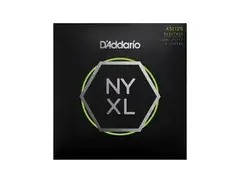 D'Addario NYXL Nickel Wound Light Top/Medium Bottom 5-String Bass Strings (45-125)