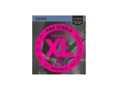D'Addario XL EPS170-5 Pro Steels Regular Light 5-String Bass Strings (45-130)