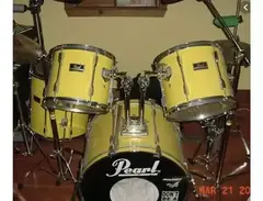 Pearl Pro Export Vintage 80's/90's 5' (Yellow)
