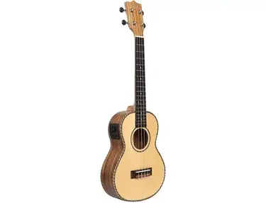 Tribute TRI-UK6EQ Zebra Wood Electric Acoustic Tenor Ukulele