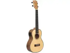Tribute TRI-UK6EQ Zebra Wood Electric Acoustic Tenor Ukulele main image