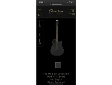 Ovation Mod TX D Scale