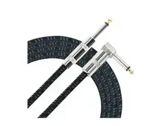 Donner 18' premium instrument cable (Black & Blue)