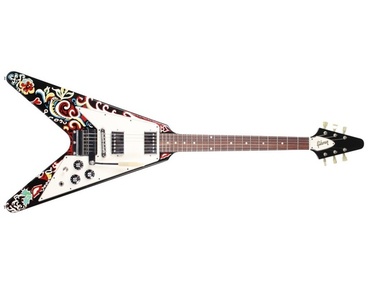 Gibson Jimi Hendrix Flying V - Psychedelic Paint