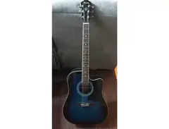 Ibanez V70CE Acoustic Electric Guitar Blue Sunburst main image