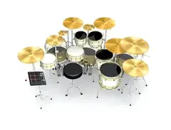 Gretsch USA Custom Pearl White Hannah Ford Drumset